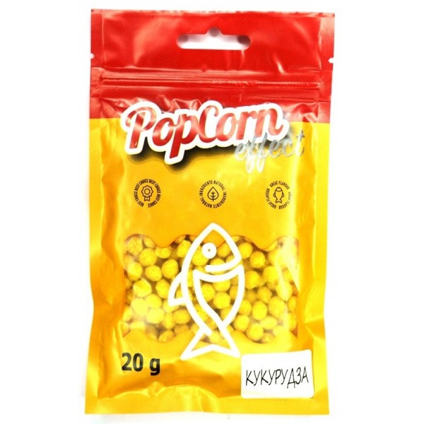 Воздушное тесто наживка, пылящее, Start Fishing Pop Corn Effect, Кукуруза, 7мм, 20г